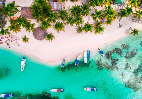 Desde Punta Cana: tour por la isla Saona con recogida incluida